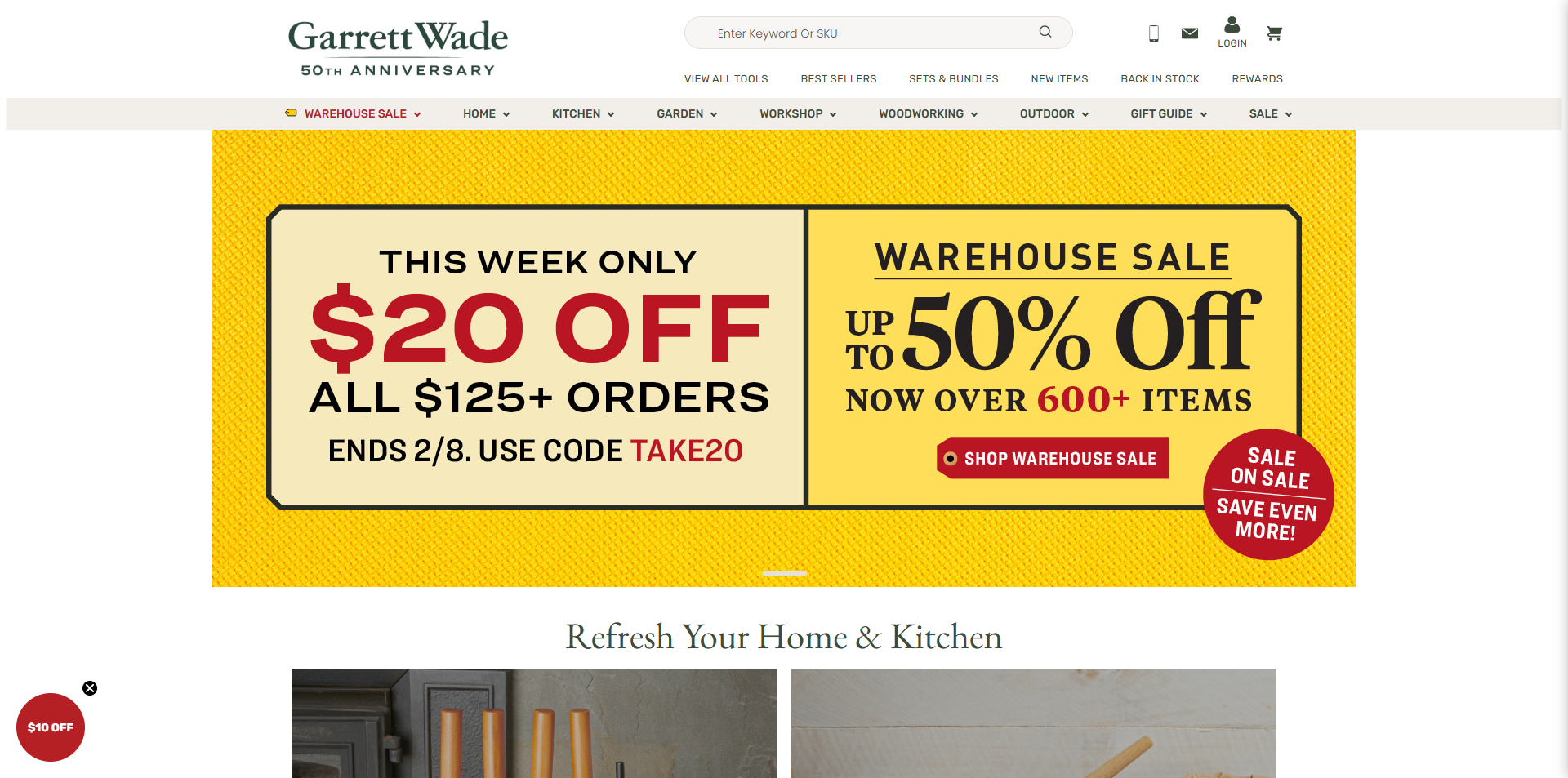 Garrett Wade discount code