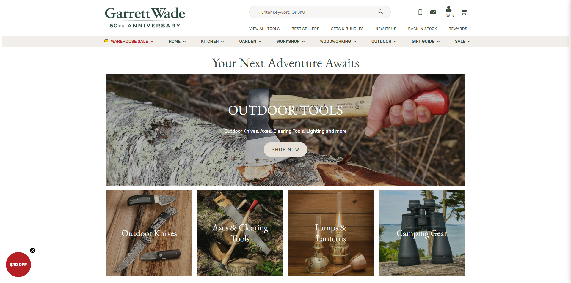 Garrett Wade voucher